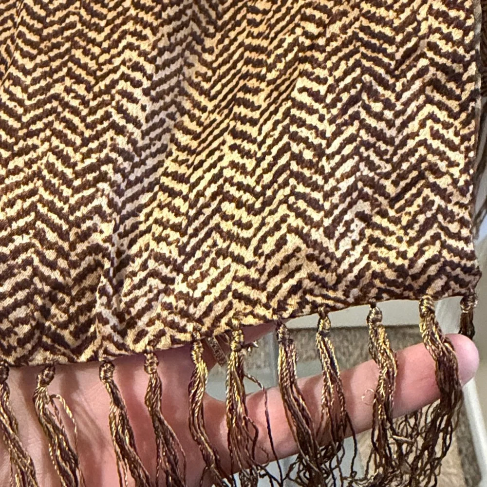 Anne Klein Reversible Silk Scarf